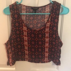 Patterned crop top